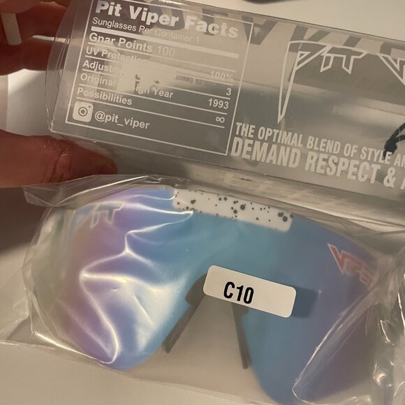 Pit Vipers C10 Cookies & Cream Sunglasses - Picture 3 of 3